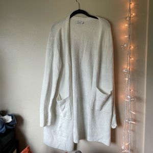 Super soft white cardigan!